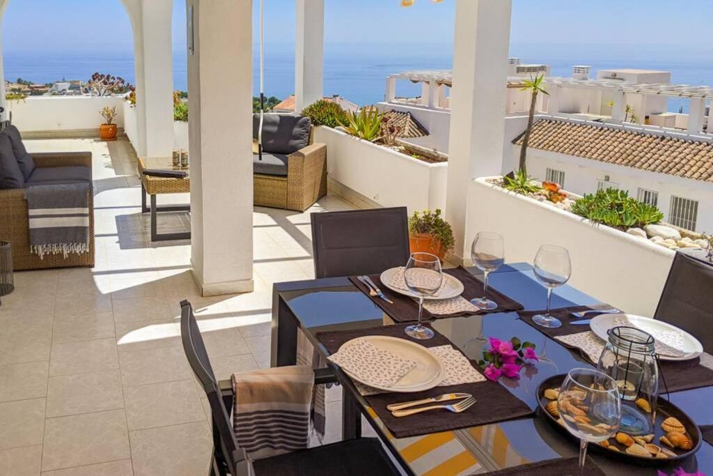 45-Modern Apartment With Ocean Views, Riviera Del Sol, Malaga Sitio de Calahonda Kültér fotó